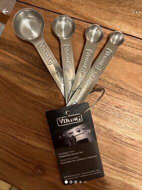 Viking Stainless Steel Measuring Spoon Set - Silver